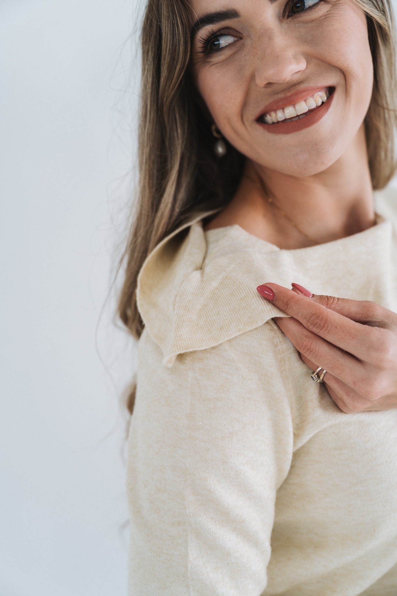 Statement Knit Cream