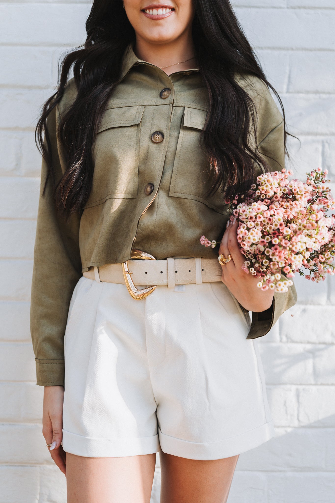 Tay Velvet Jacket Olive | One Size / Fits 30-34