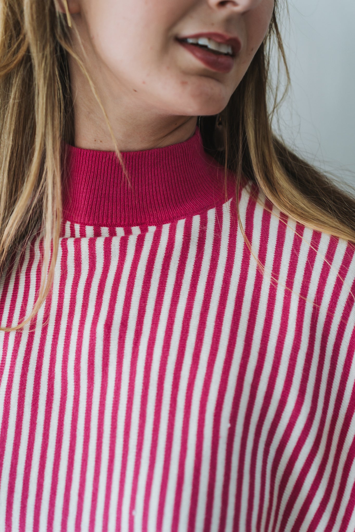 Stripey Knit Purple