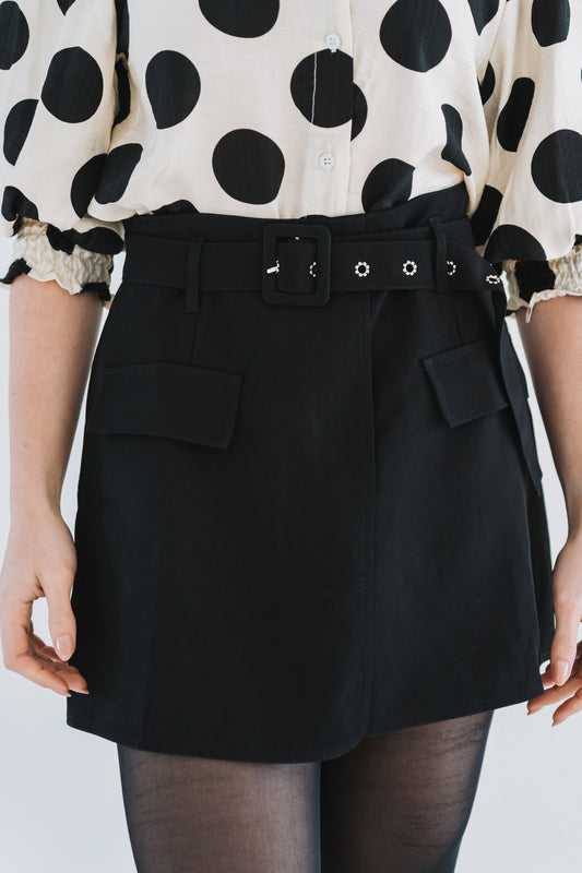 Office Skort Black New