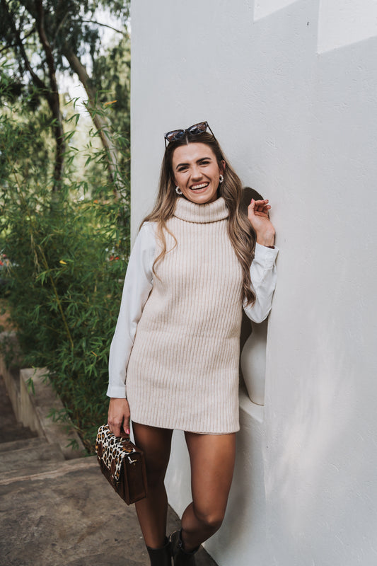 Pull Over Cream | Available in Sizes S, M, L