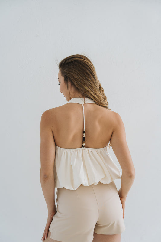 Boho Bead Top Cream