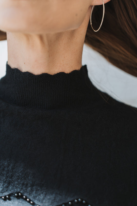 Pearly Knit Black | One Size / Fits 30-34