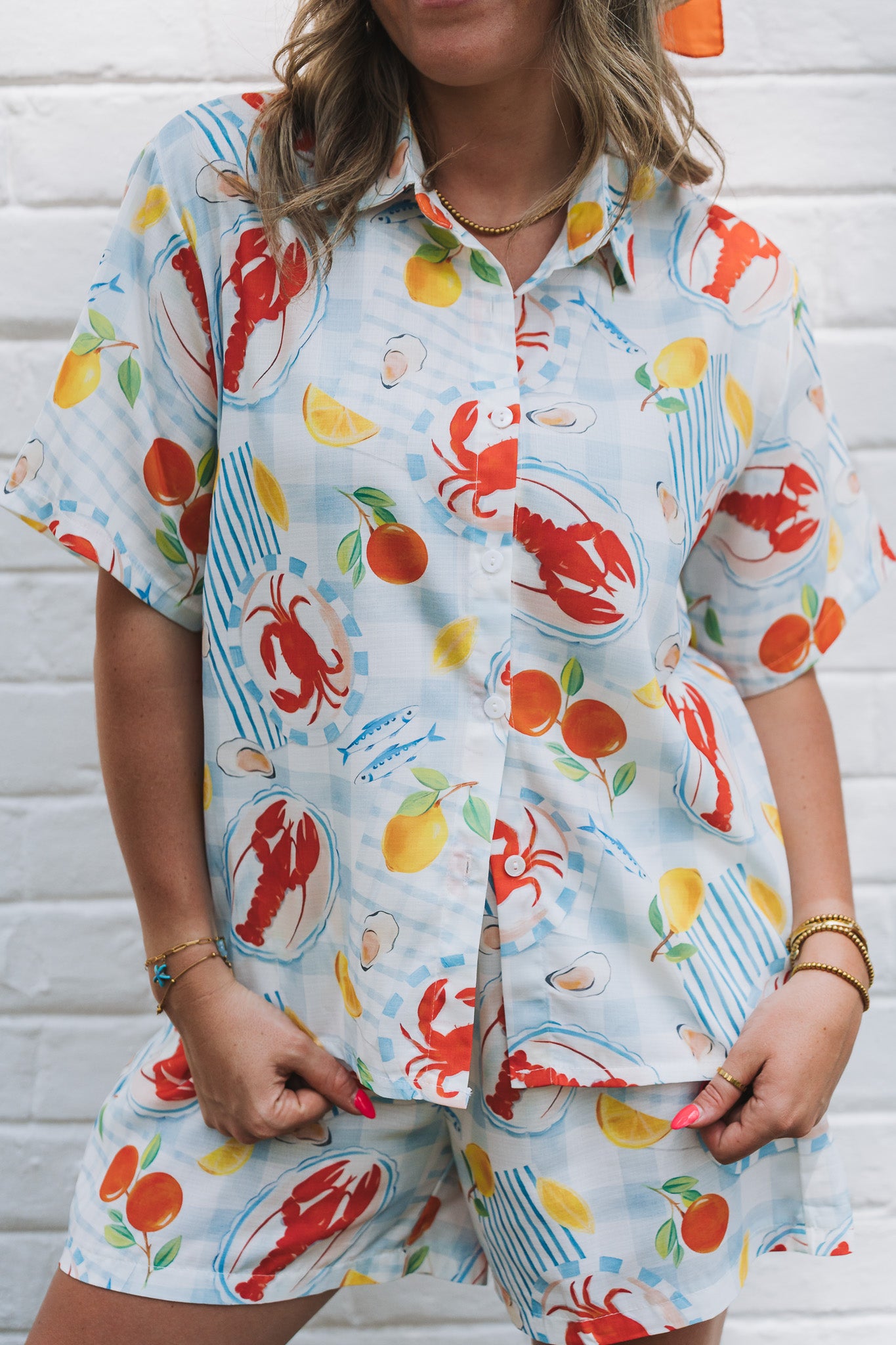 Lobster Set Blouse