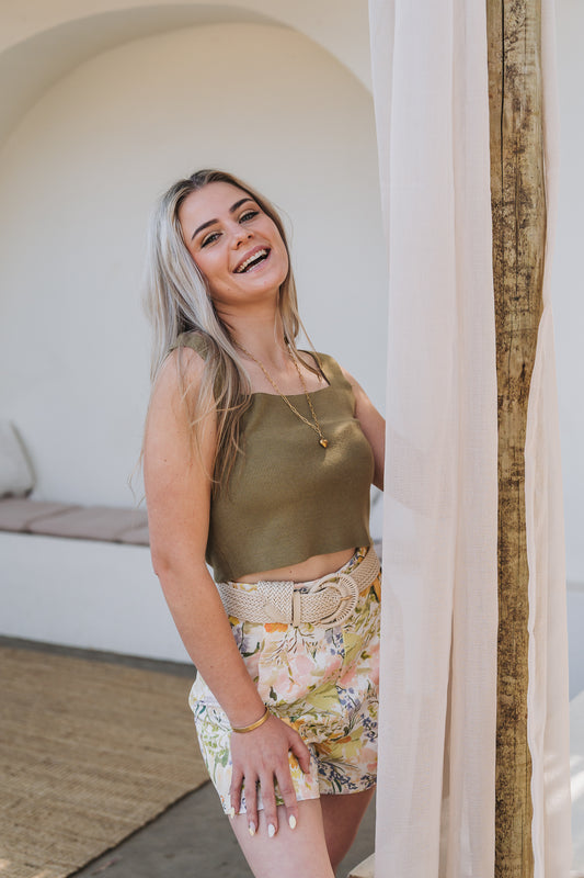 Welma Top Olive