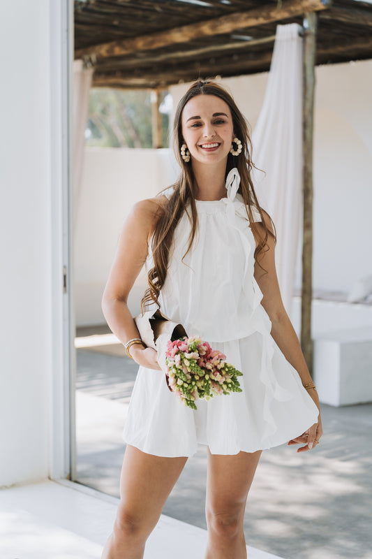 Ziya Dress White