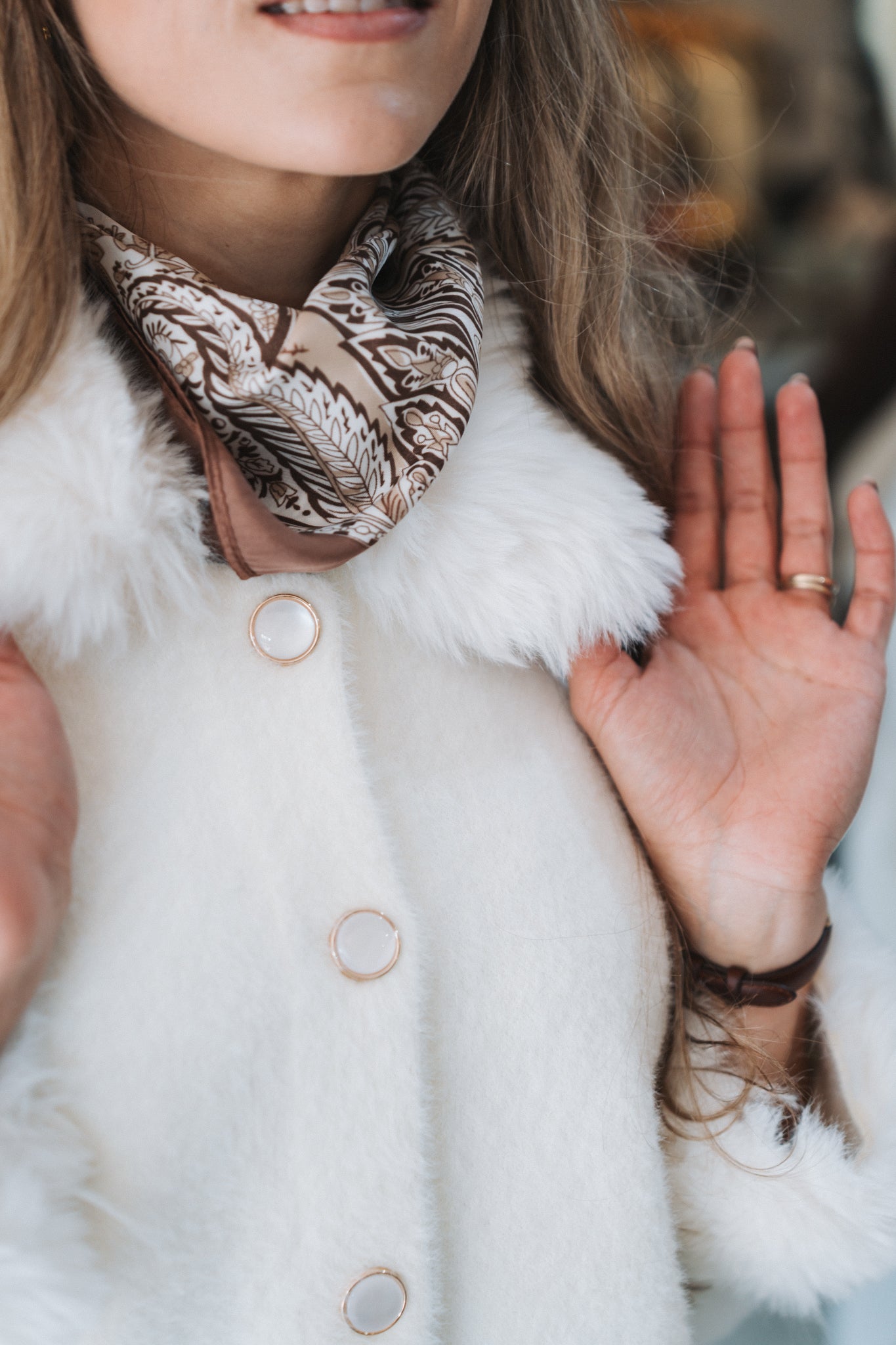 Leah Jacket White