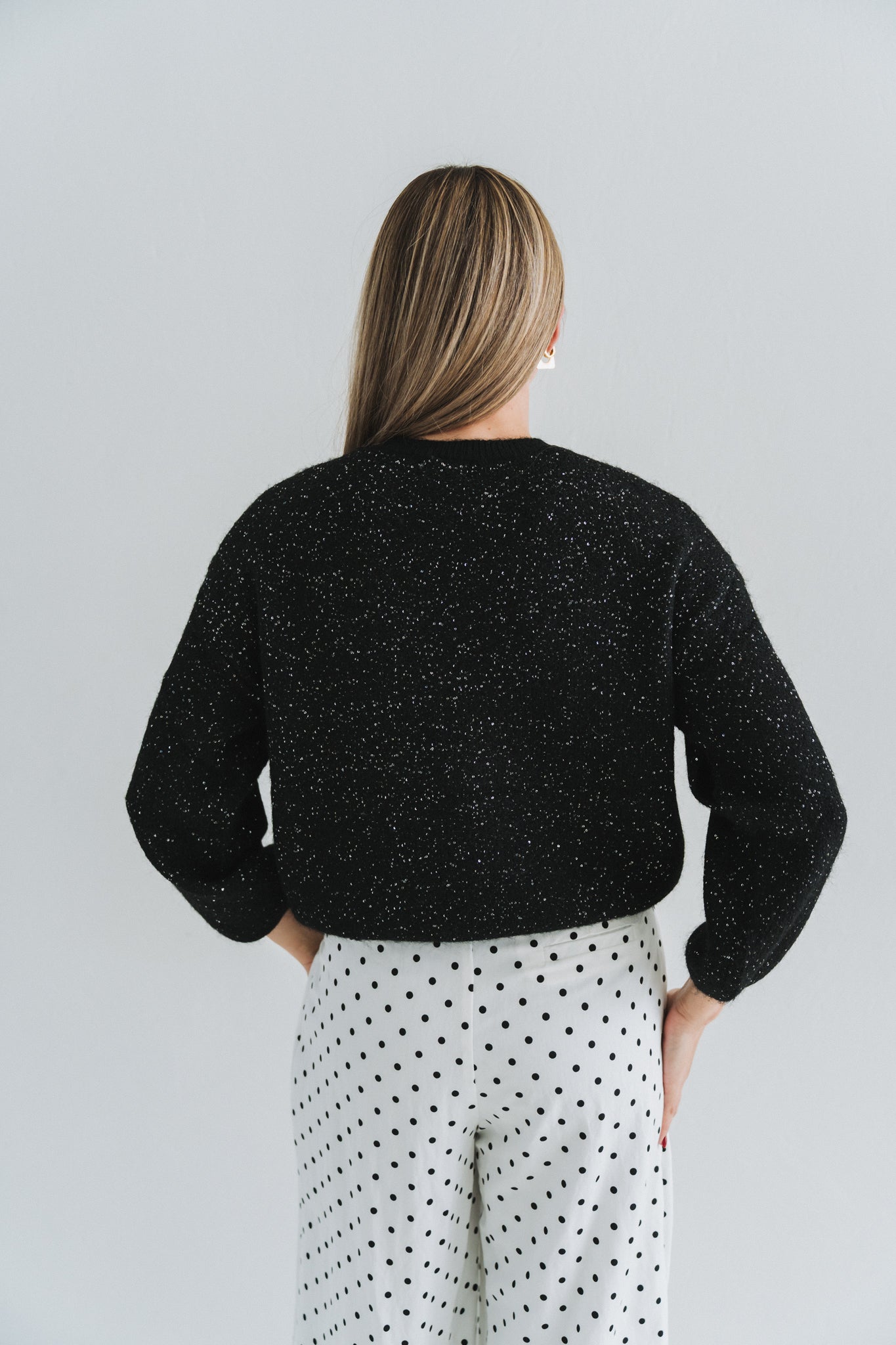 Glitsy Knit Black | One Size / Fits 30-34