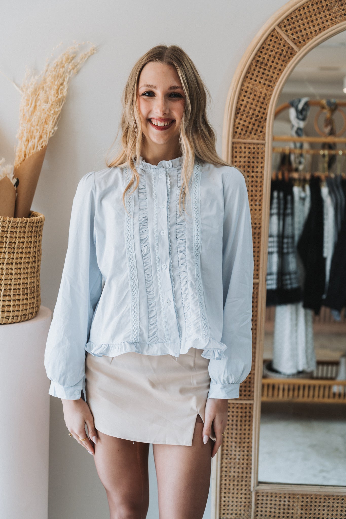 Demi Blouse Blue