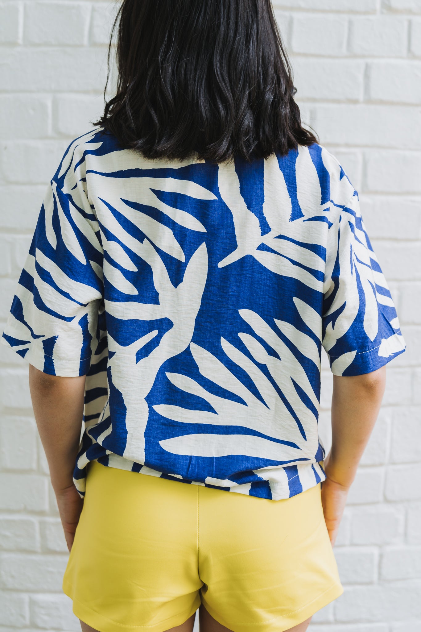 Palm Blouse Blue