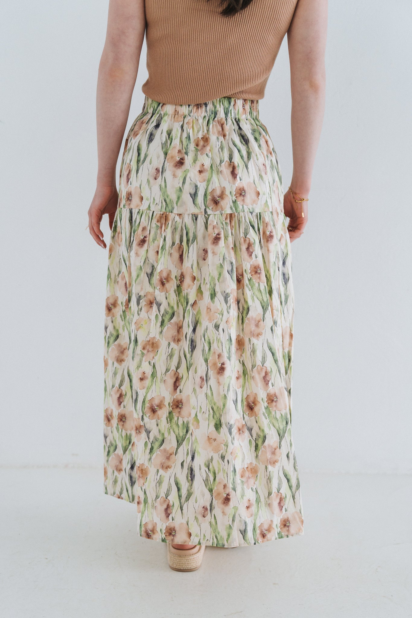 Bouquet Skirt Orange | One Size / Fits 30-36