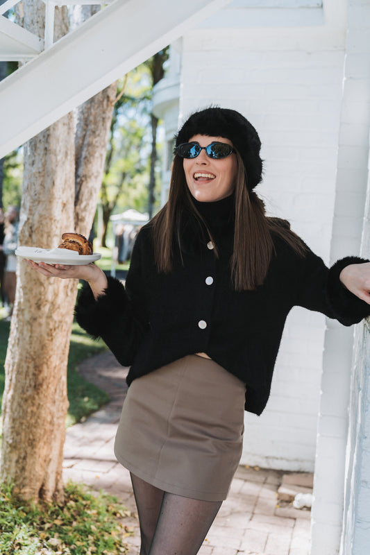 Leah Jacket Black | One Size / 30-34