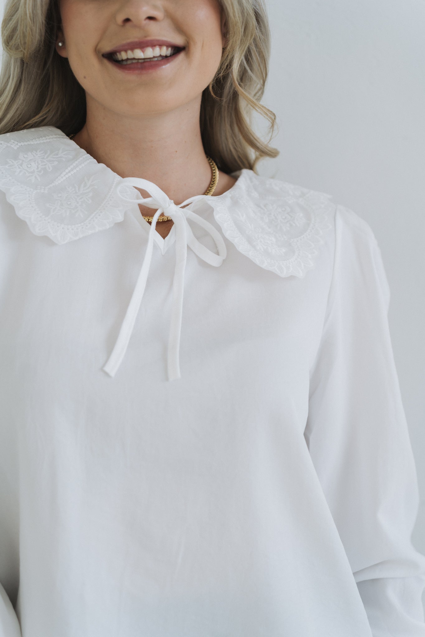 Vintage Collar Blouse | One Size / Fits 30-34