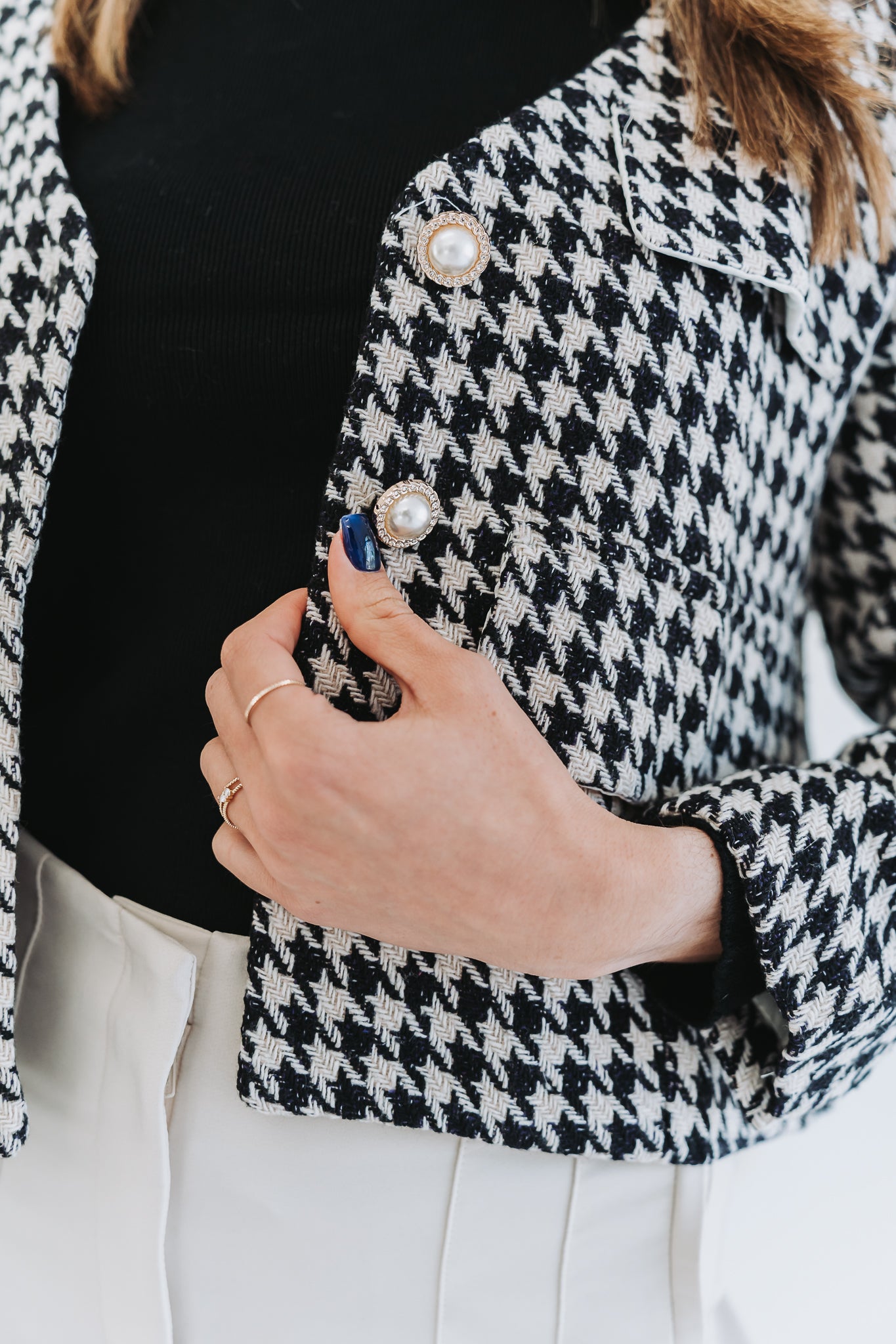 Houndstooth Blazer