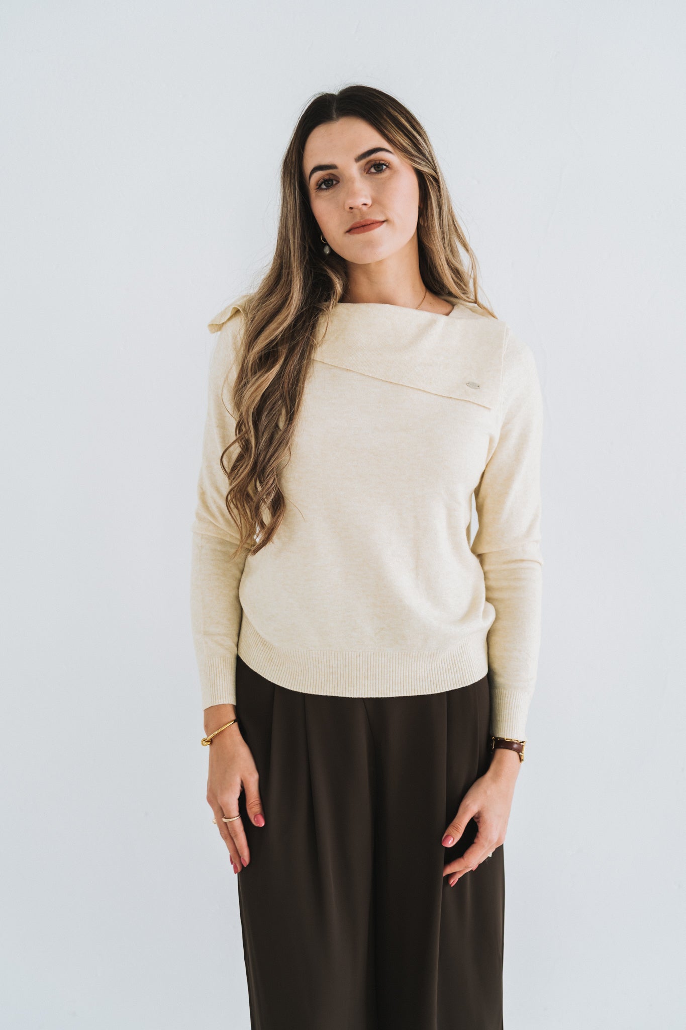 Statement Knit Cream