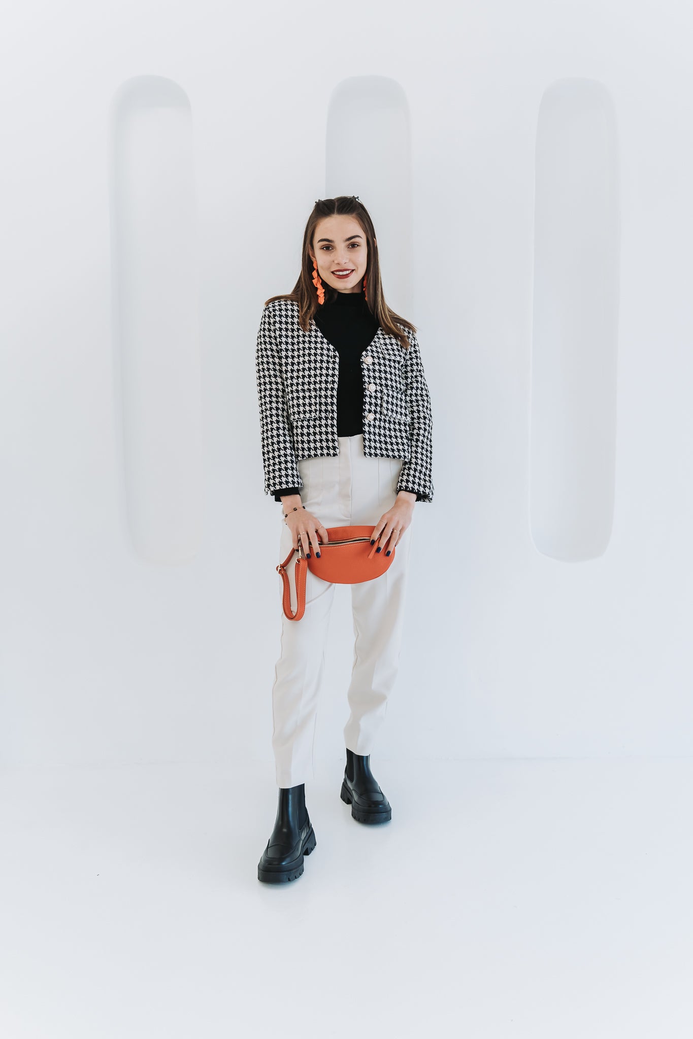 Houndstooth Blazer