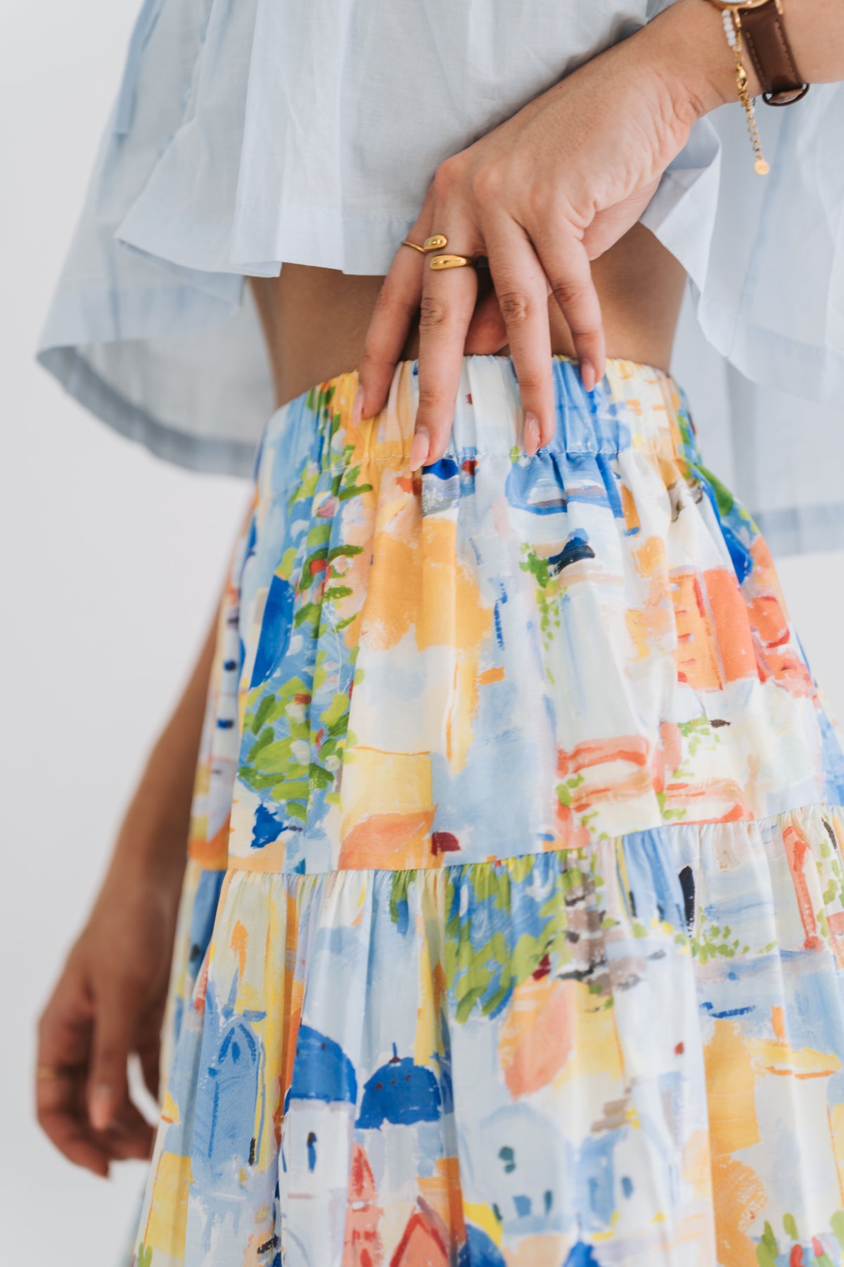 Greece Skirt Dark Blue | One Size / Fits 30-36