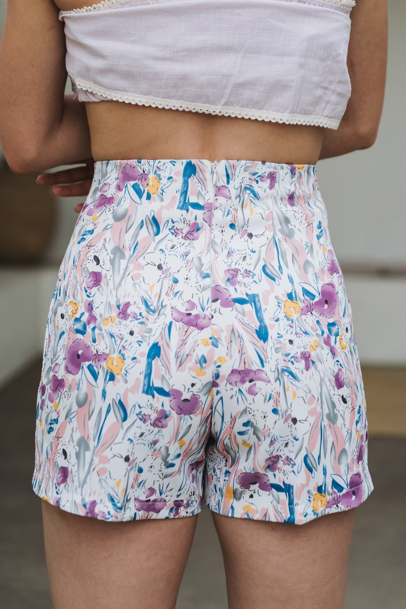 Statement Short Purple