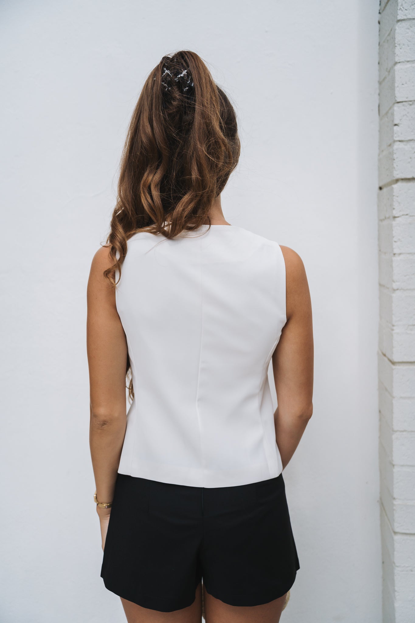 Ivy Waistcoat Off White