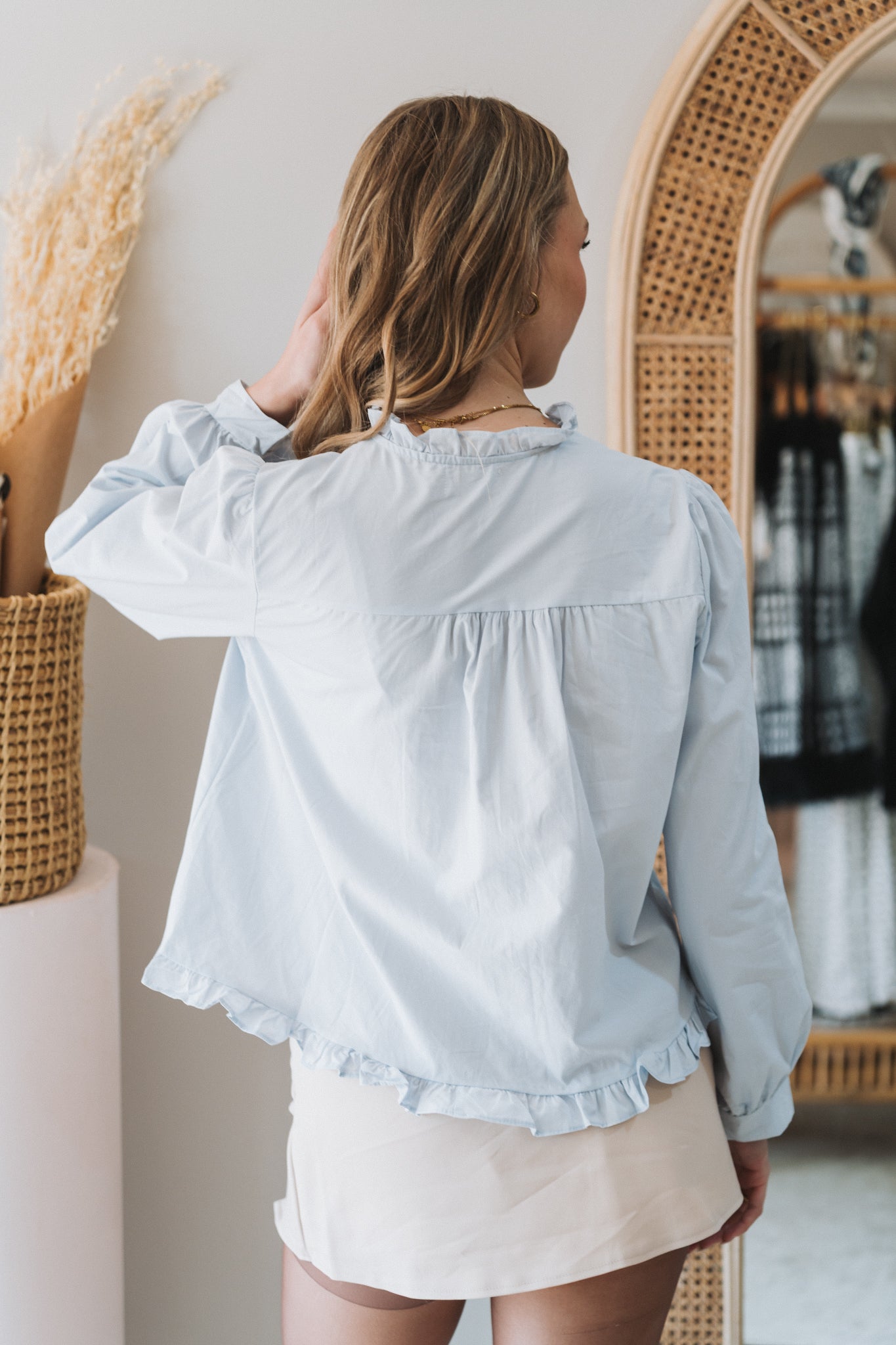 Demi Blouse Blue