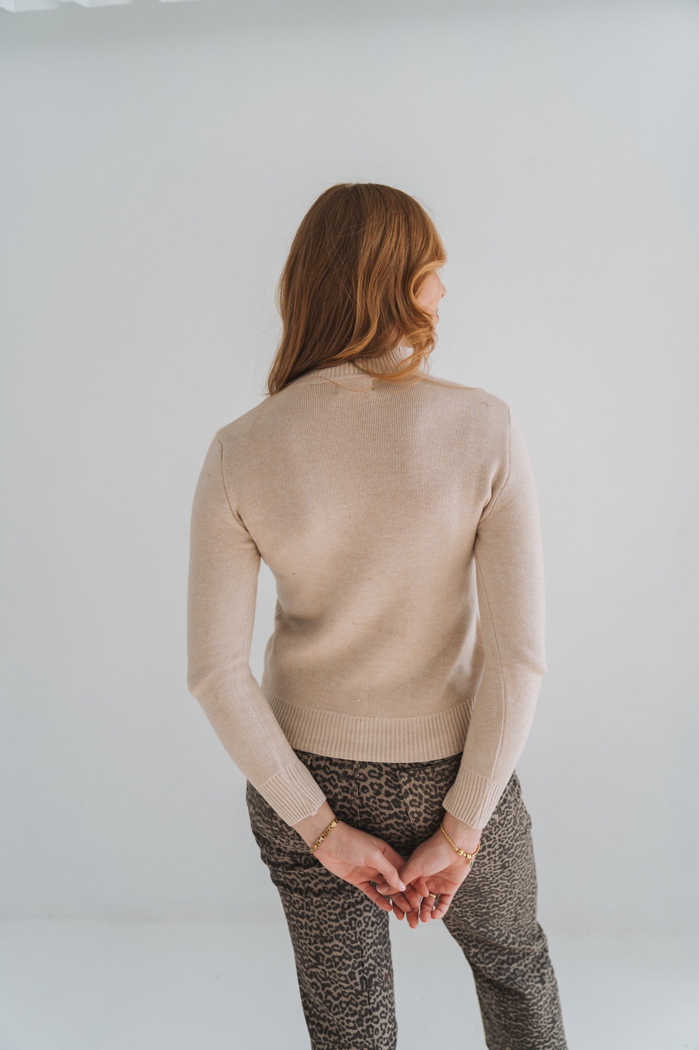 Winter Polo Knit Stone