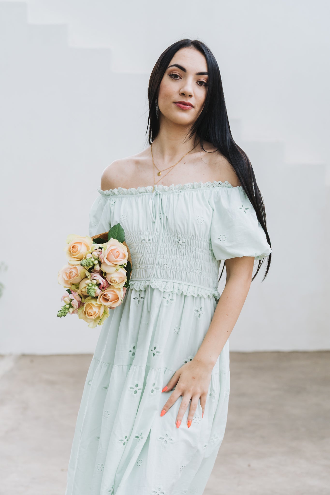 Peonie Dress Mint