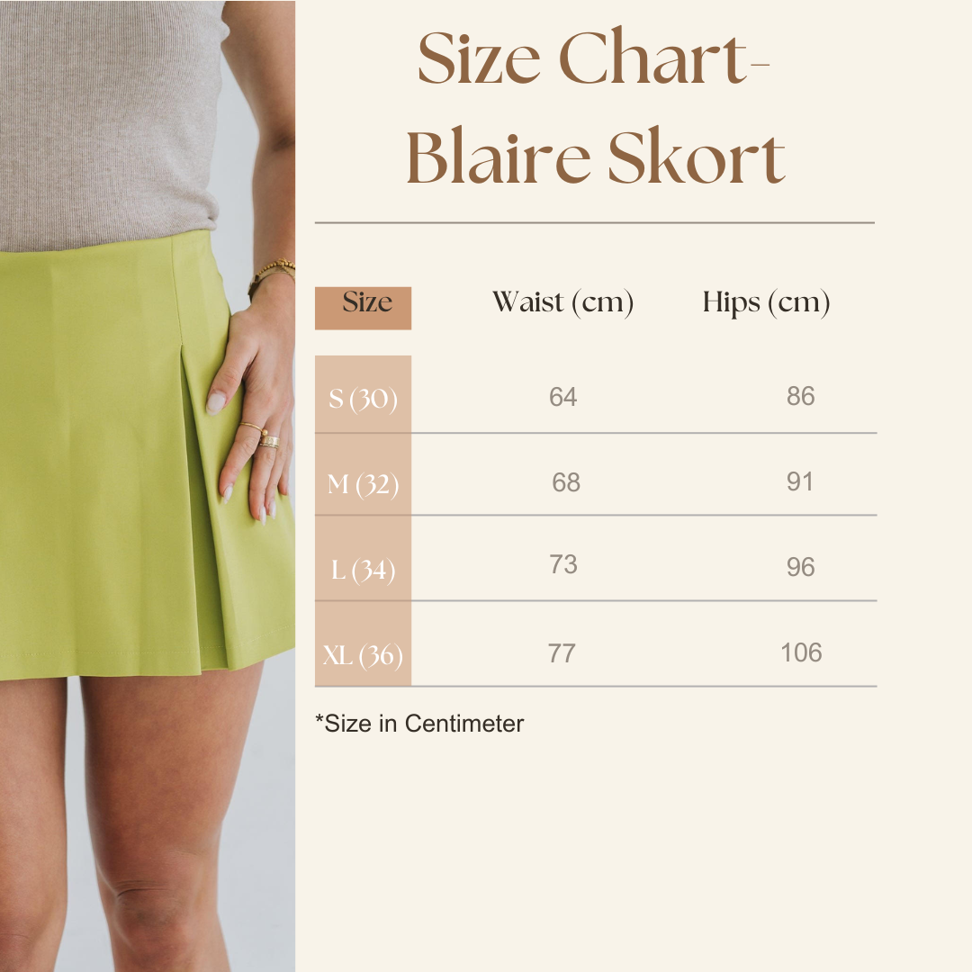 Blaire Skort White