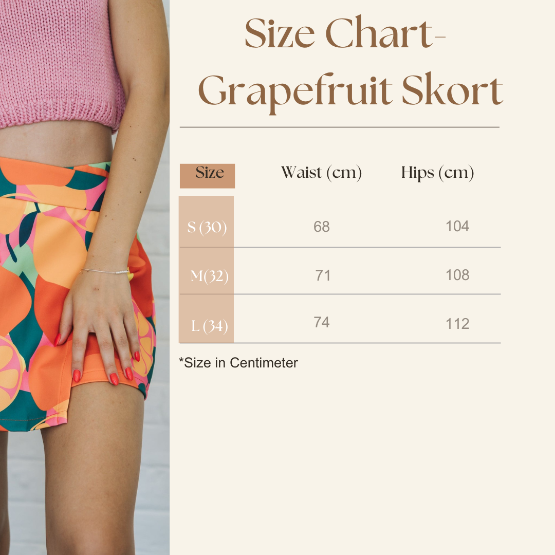 Grapefruit Skort